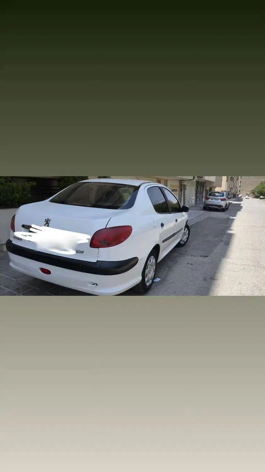 پژو ۲۰۶ صندوق دار v8 - 1389