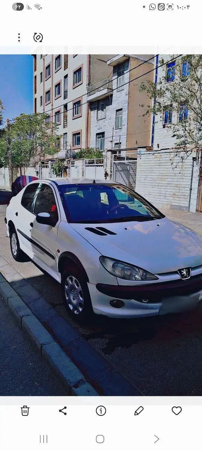 پژو ۲۰۶ صندوق دار v8 - 1388