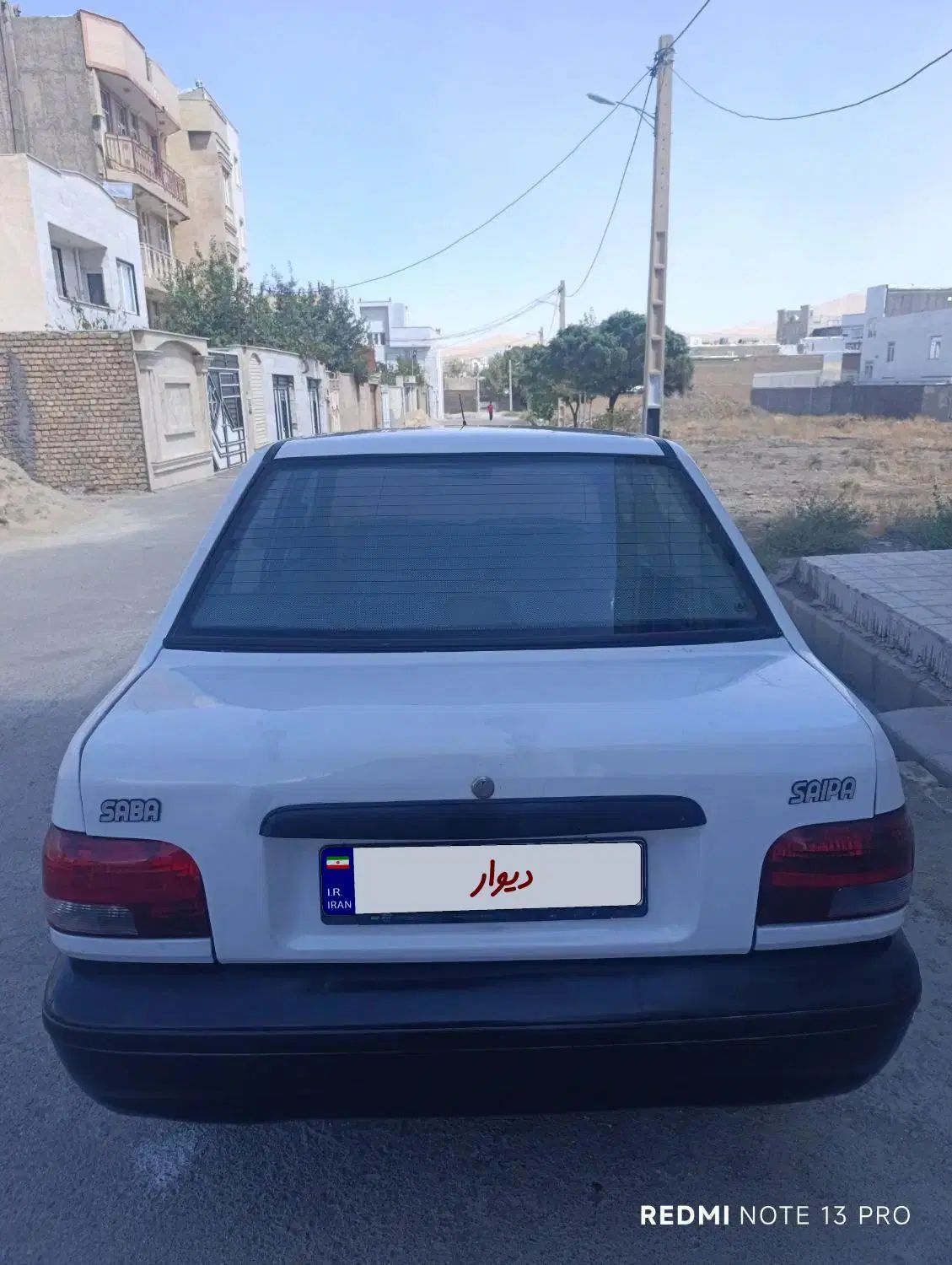 پراید صبا بنزینی - 1387