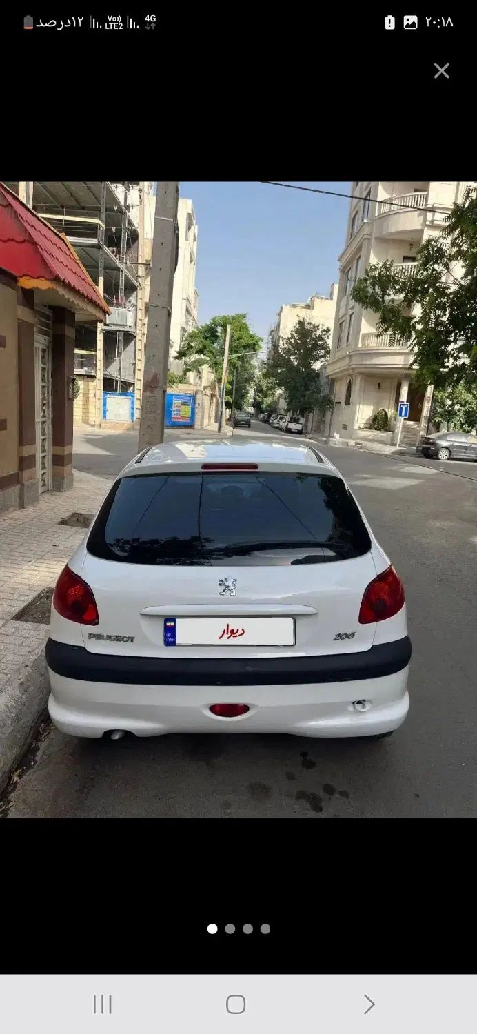 پژو 206 تیپ 3 - 1391