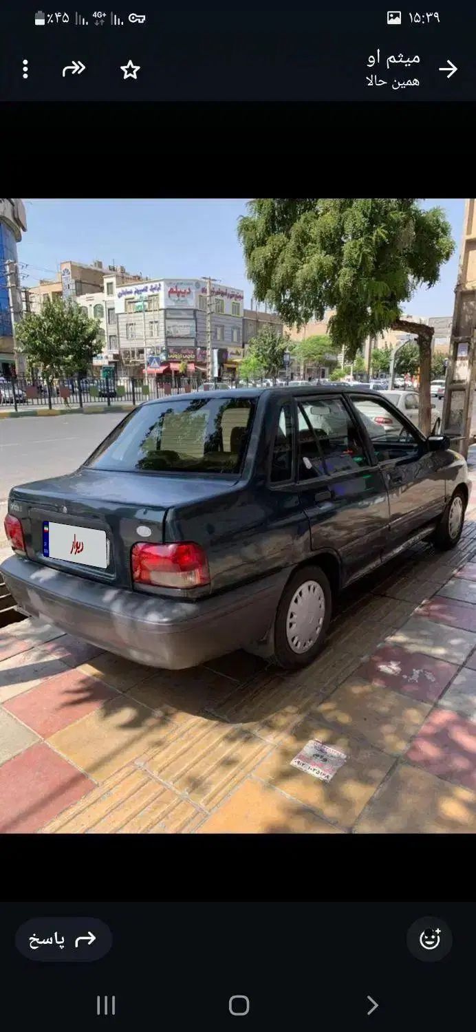 پراید صبا بنزینی - 1382