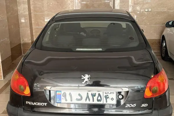 پژو ۲۰۶ صندوق دار v8 - 1393