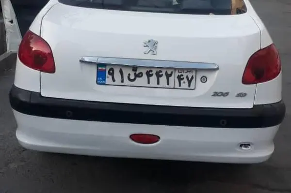 پژو ۲۰۶ صندوق دار v8 - 1396