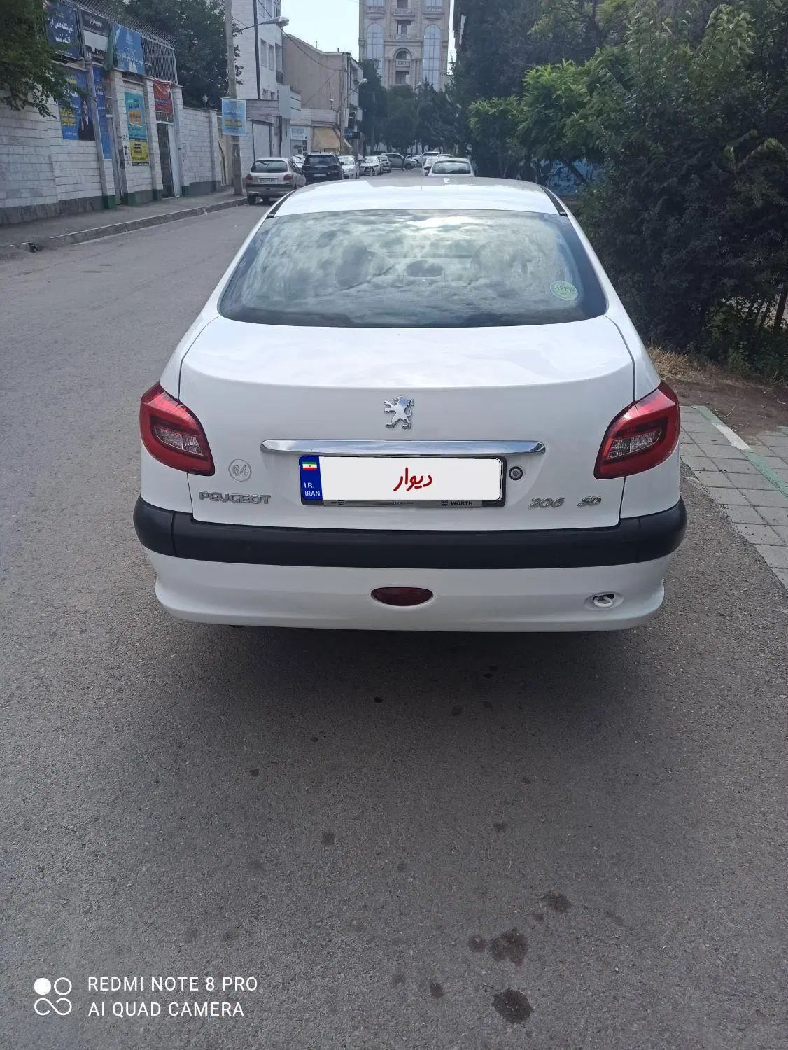 پژو ۲۰۶ صندوق دار v8 - 1394