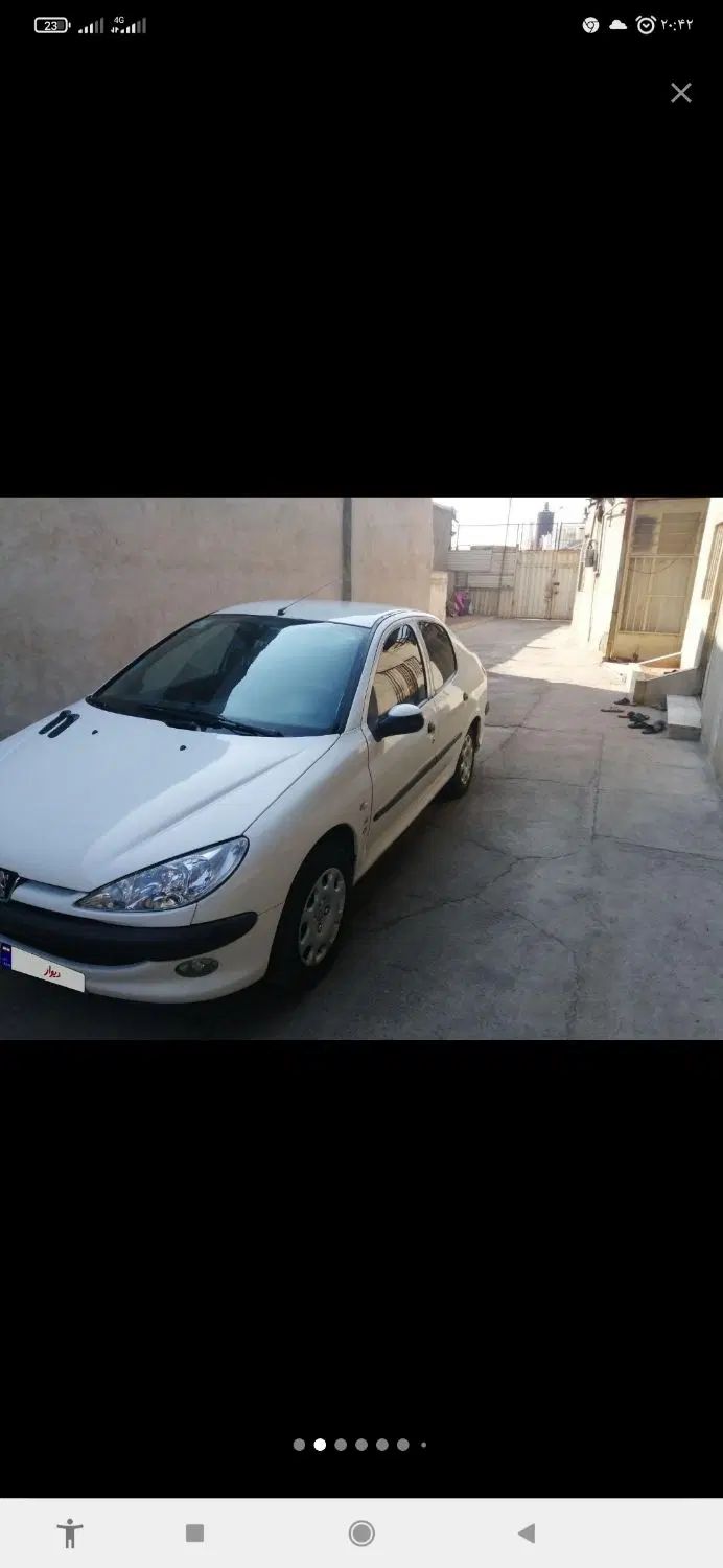 پژو ۲۰۶ صندوق دار v8 - 1388
