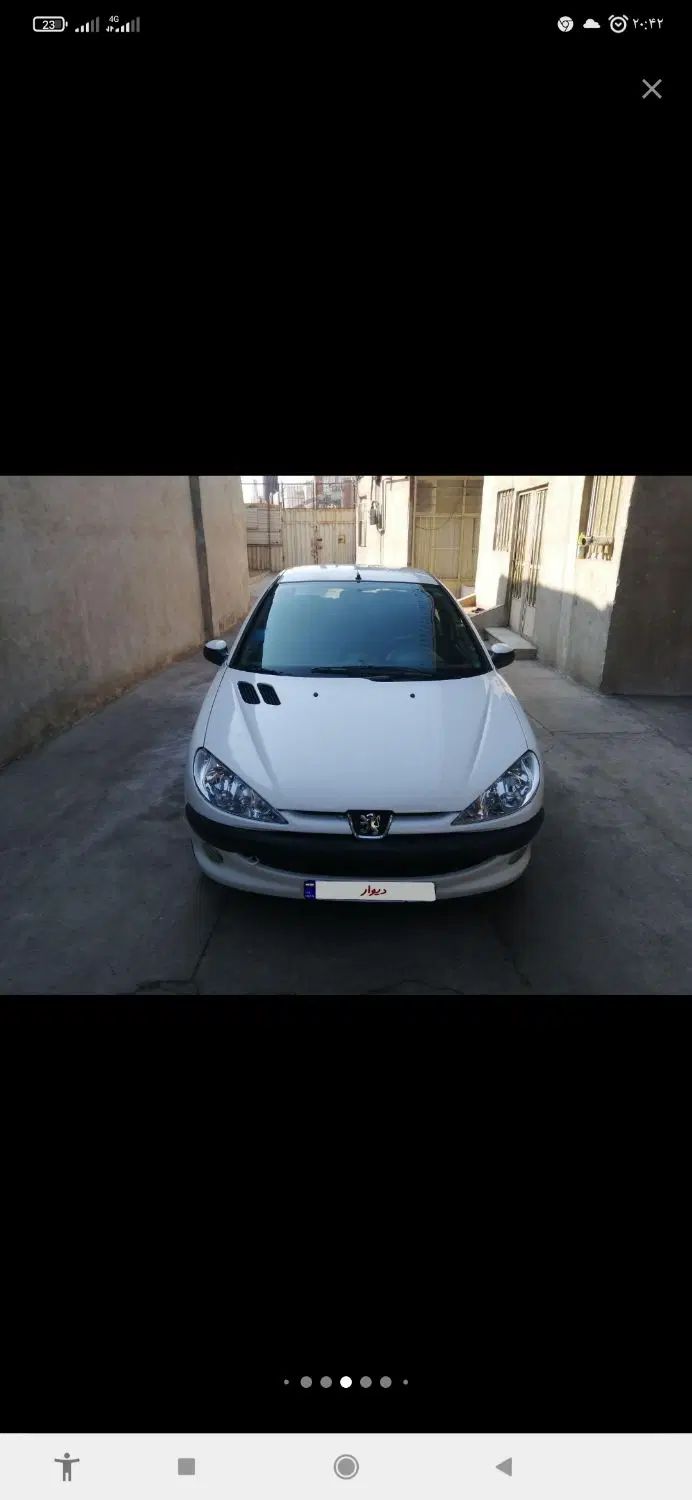 پژو ۲۰۶ صندوق دار v8 - 1388