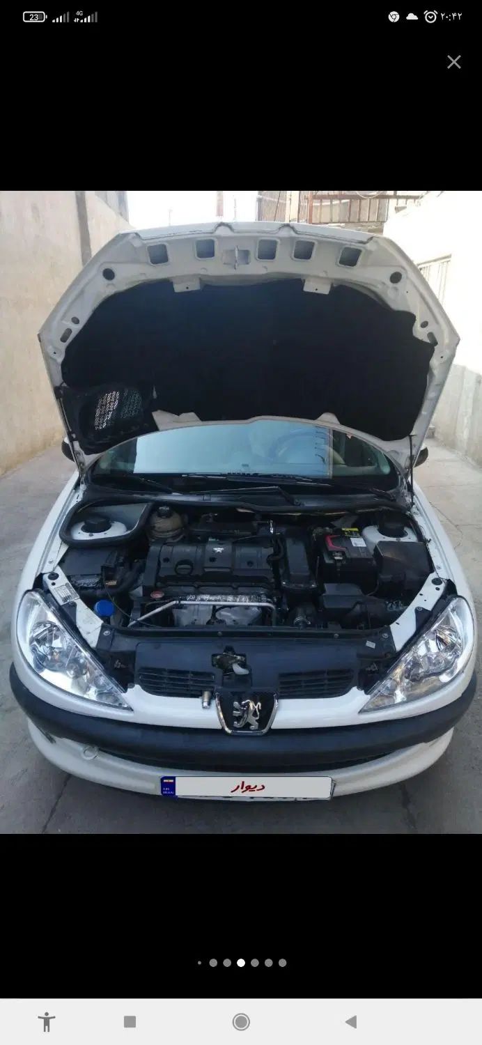 پژو ۲۰۶ صندوق دار v8 - 1388