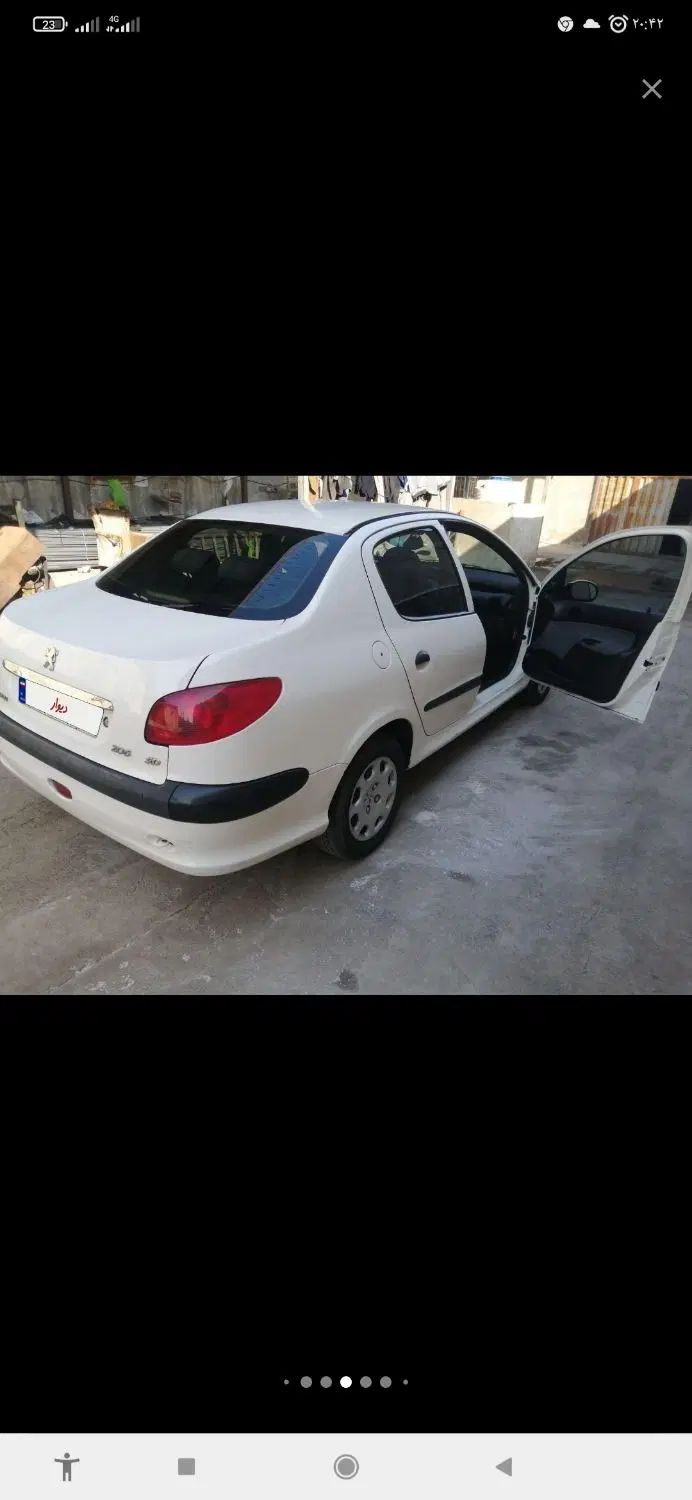 پژو ۲۰۶ صندوق دار v8 - 1388