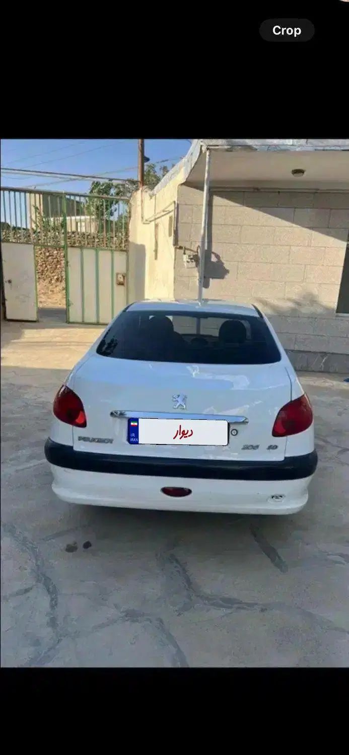 پژو ۲۰۶ صندوق دار v8 - 1395