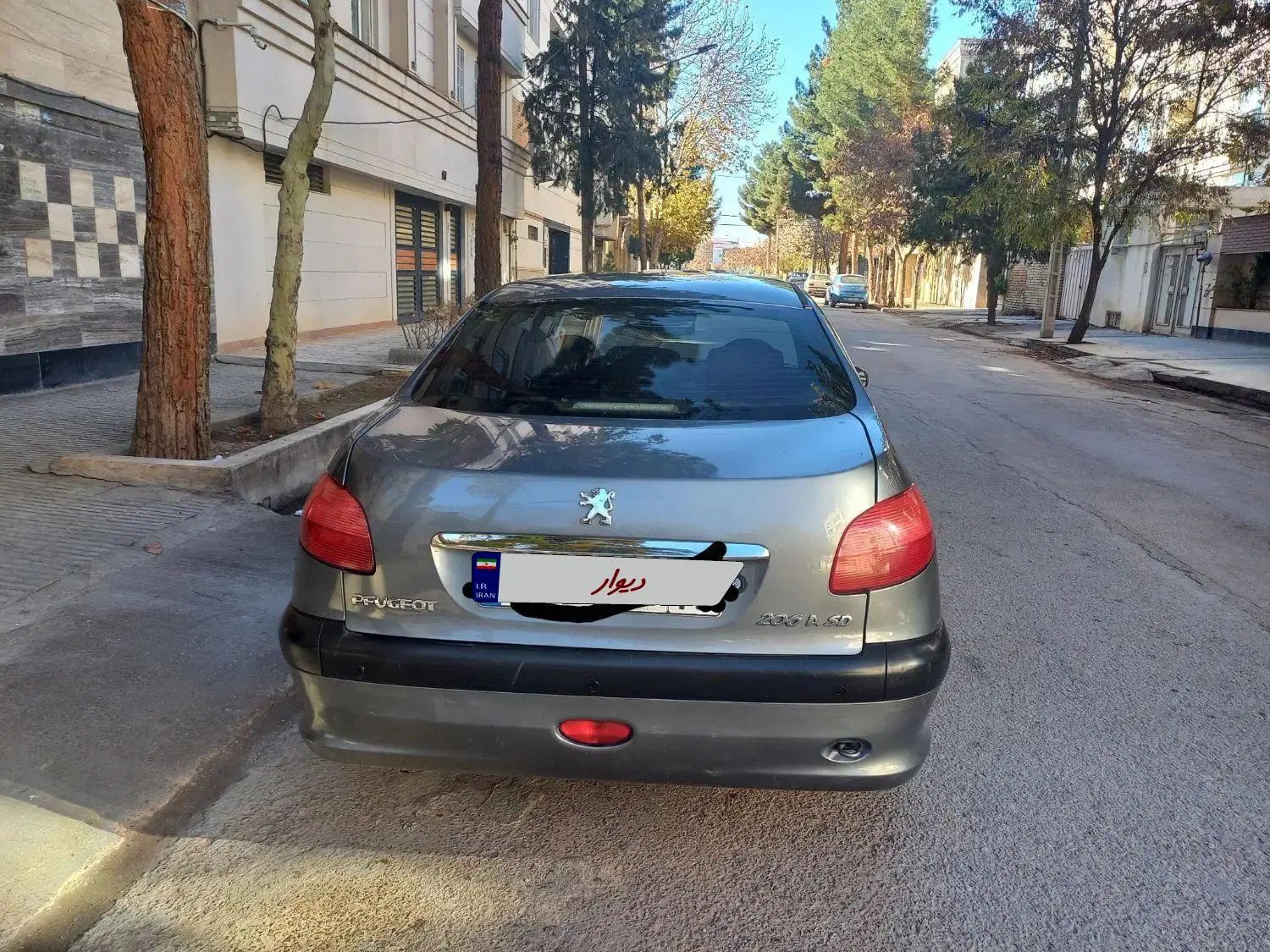 پژو ۲۰۶ صندوق دار v9 - 1387