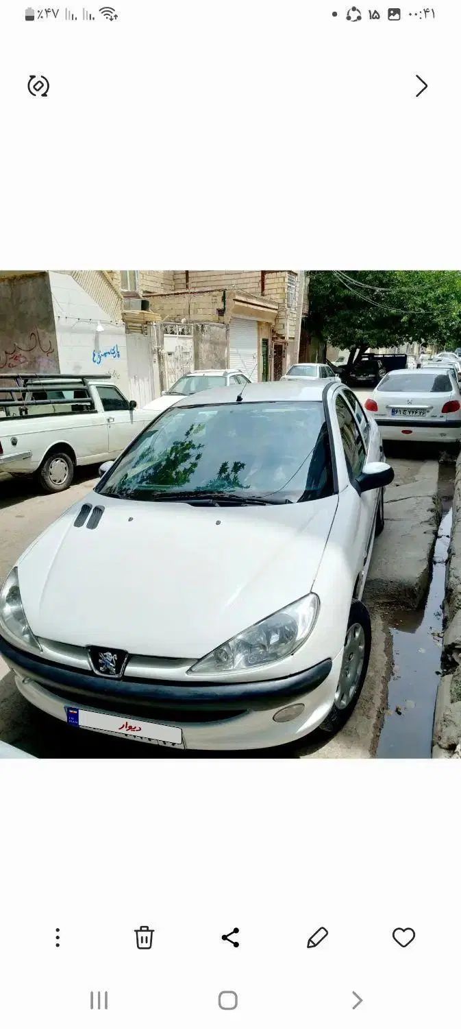 پژو ۲۰۶ صندوق دار v8 - 1392