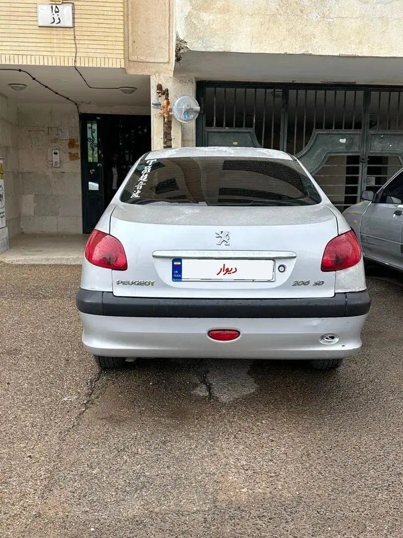 پژو ۲۰۶ صندوق دار v8 - 1389
