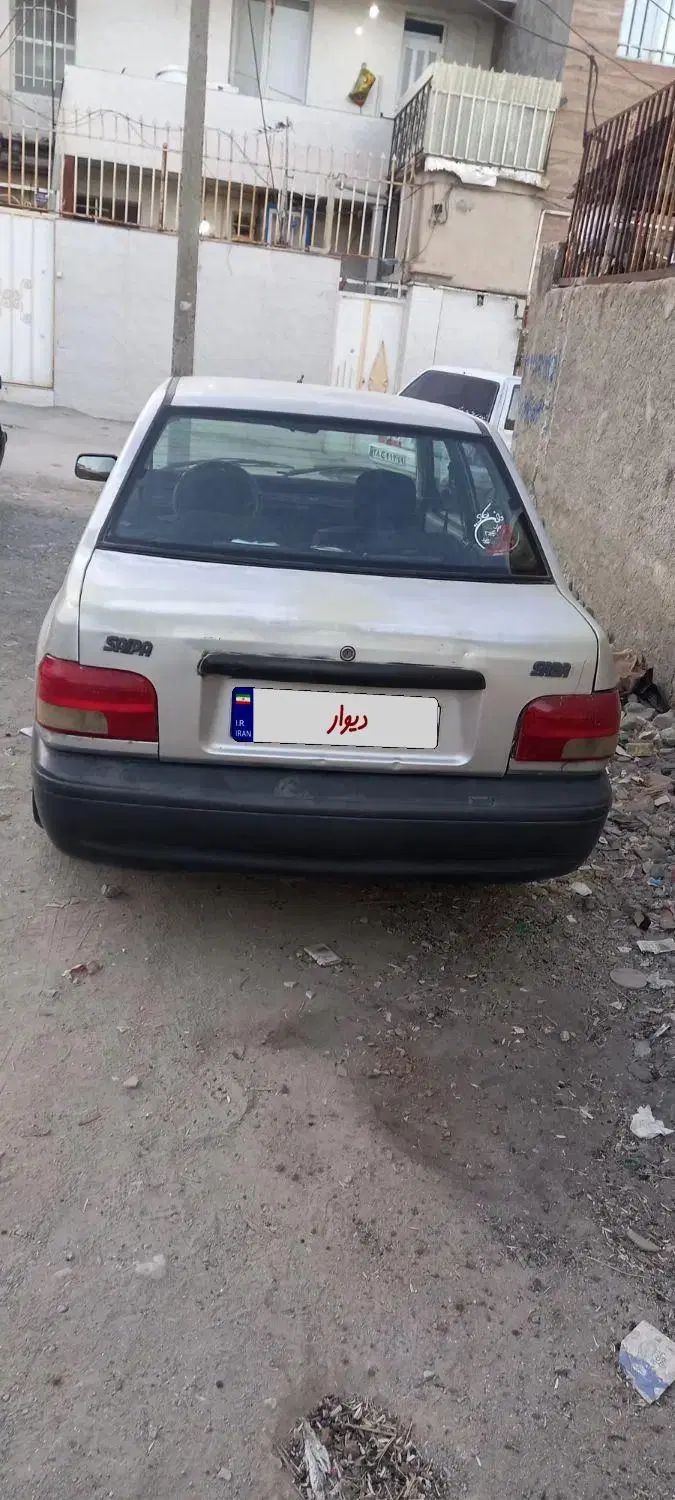پراید صبا بنزینی - 1386