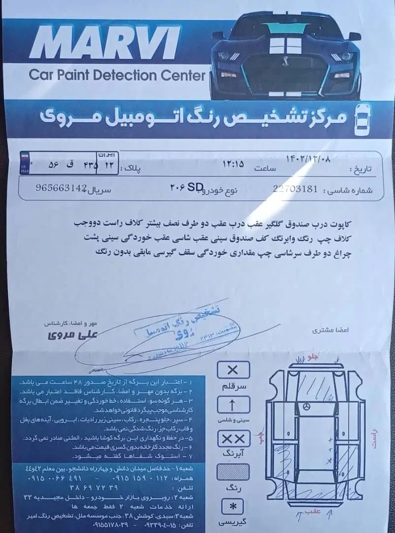 پژو ۲۰۶ صندوق دار v9 - 1387