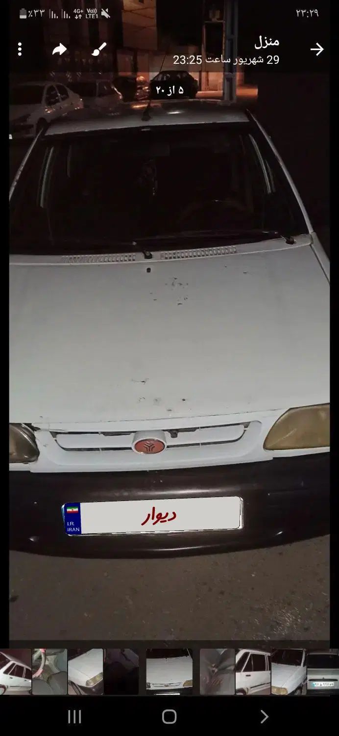 پراید صبا دوگانه‌سوز - 1382