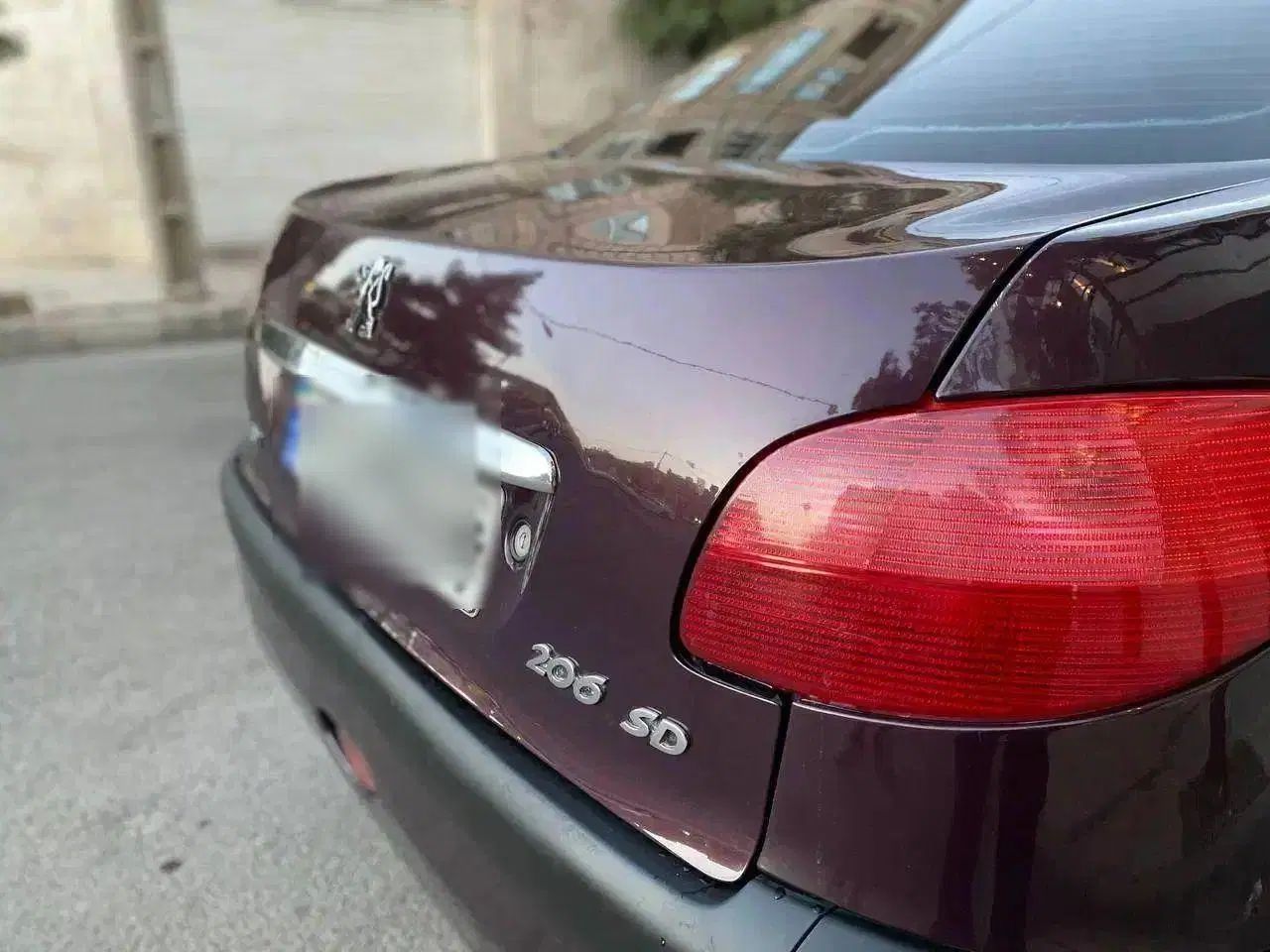 پژو ۲۰۶ صندوق دار v20 - 1389