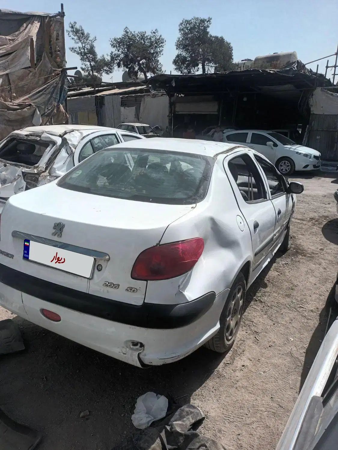 پژو ۲۰۶ صندوق دار v8 - 1398