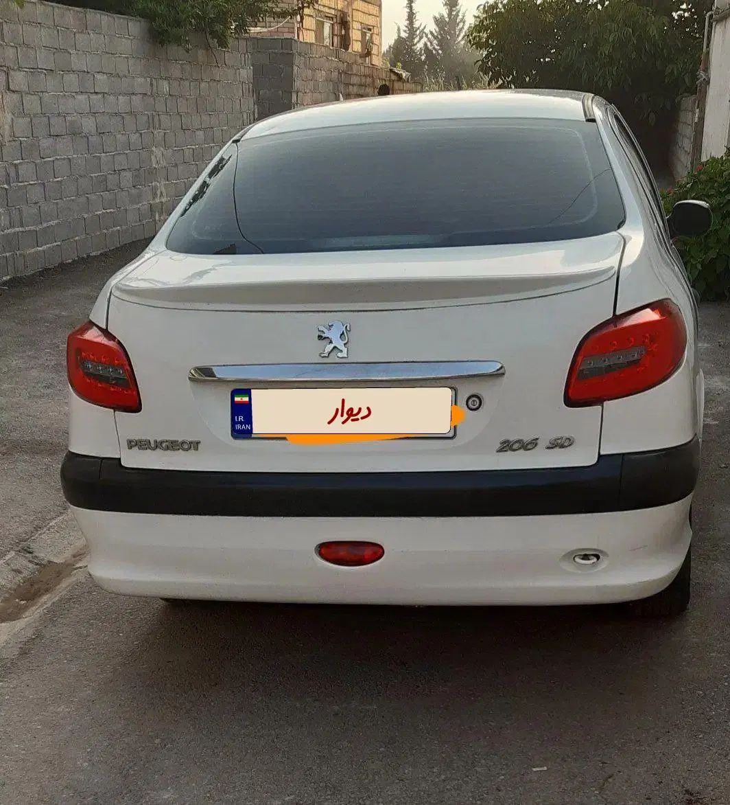 پژو ۲۰۶ صندوق دار v8 - 1390