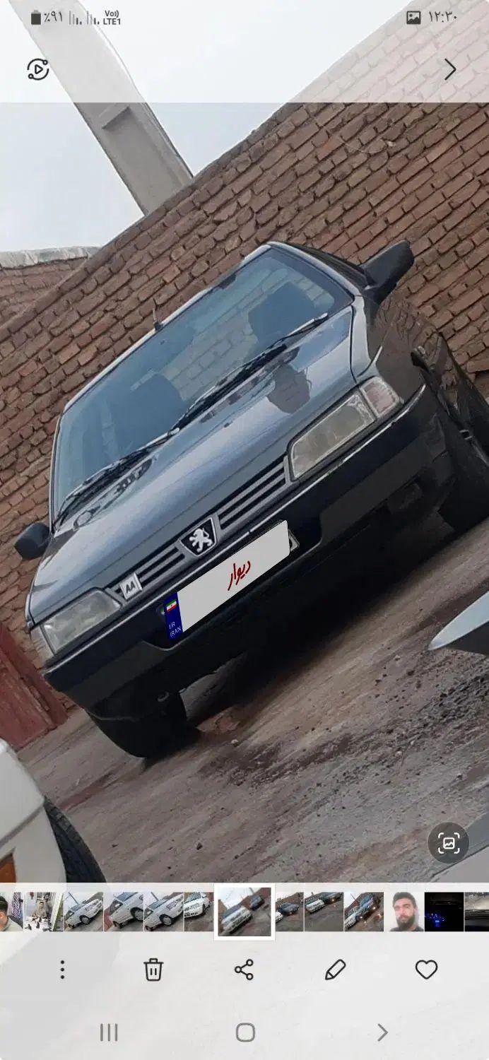 پژو 405 GLX - دوگانه سوز - 1388