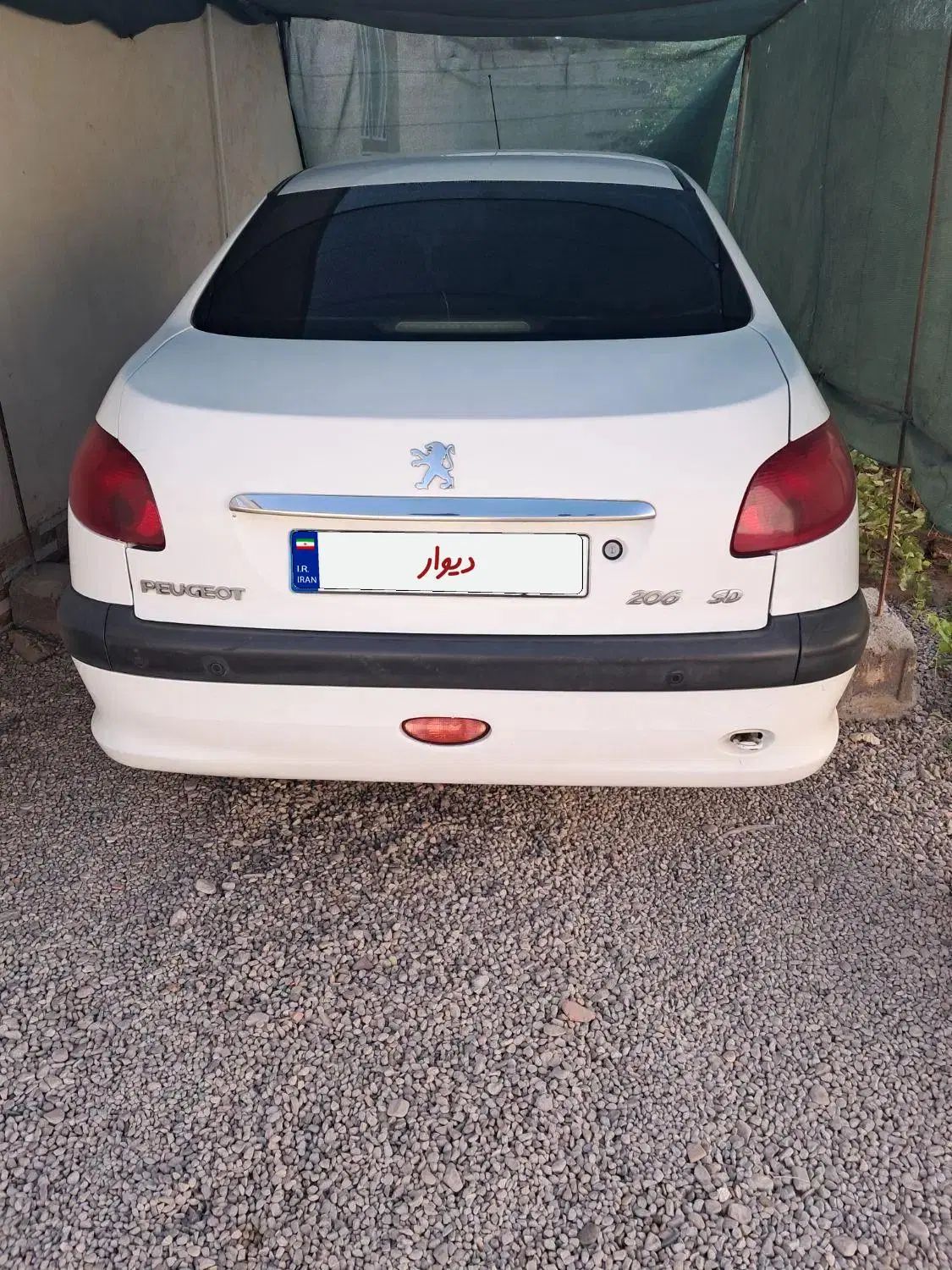 پژو ۲۰۶ صندوق دار v8 - 1396