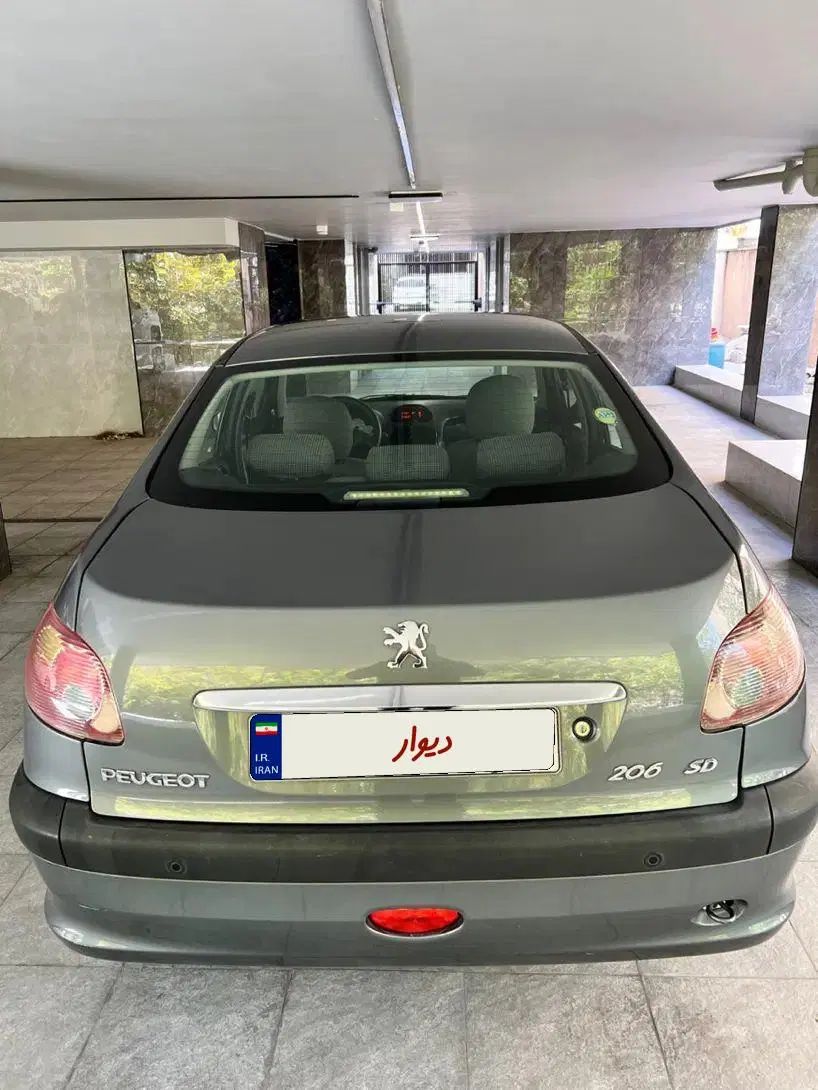 پژو ۲۰۶ صندوق دار v8 - 1393