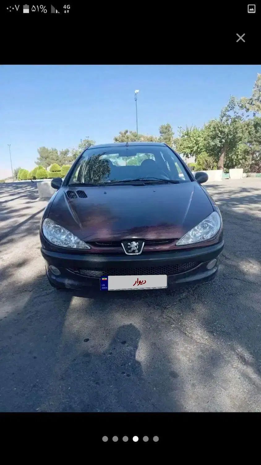 پژو ۲۰۶ صندوق دار v8 - 1390