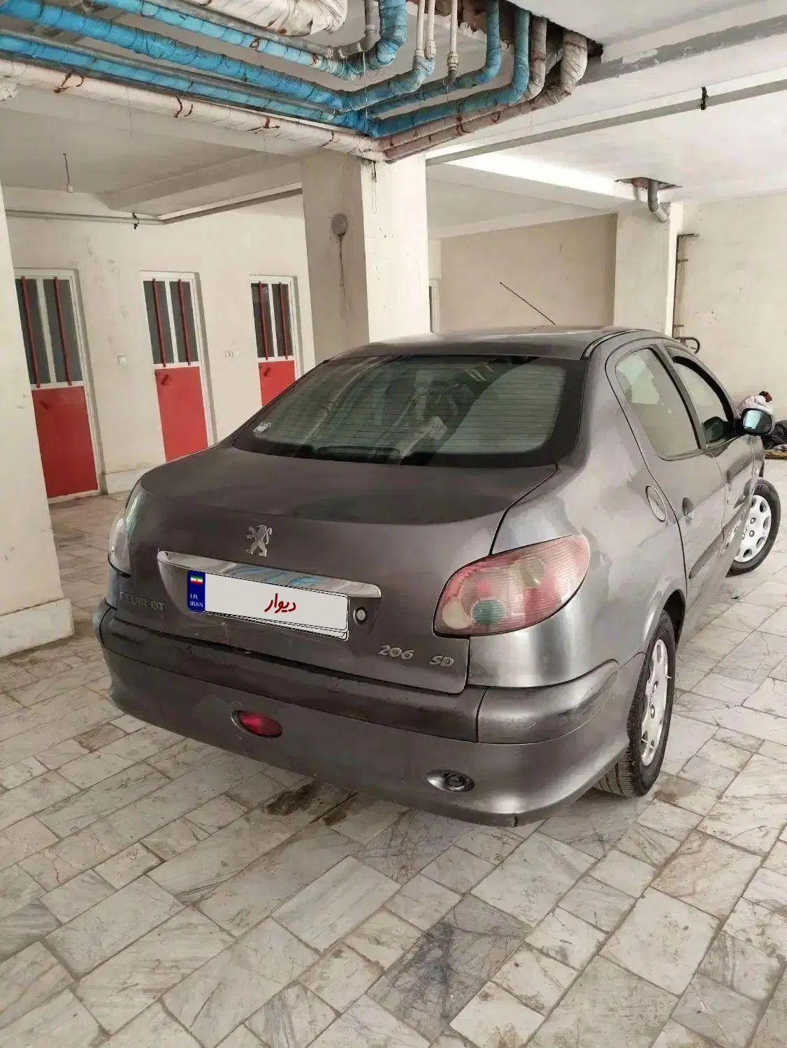 پژو ۲۰۶ صندوق دار v8 - 1387