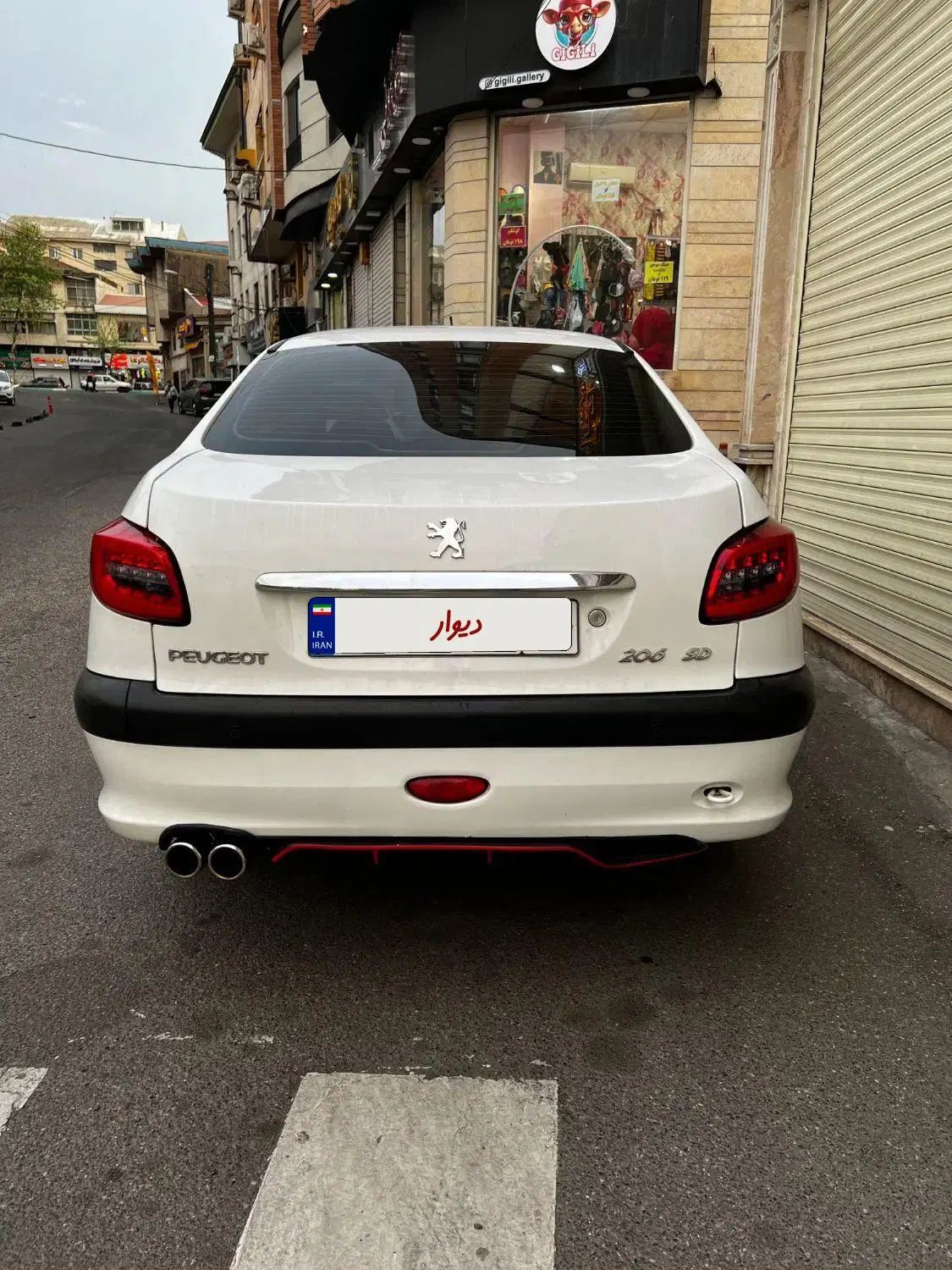 پژو ۲۰۶ صندوق دار v8 - 1395