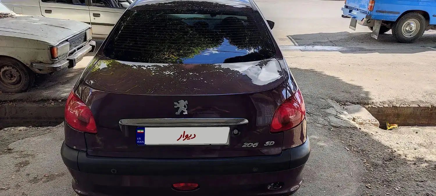 پژو ۲۰۶ صندوق دار v8 - 1395