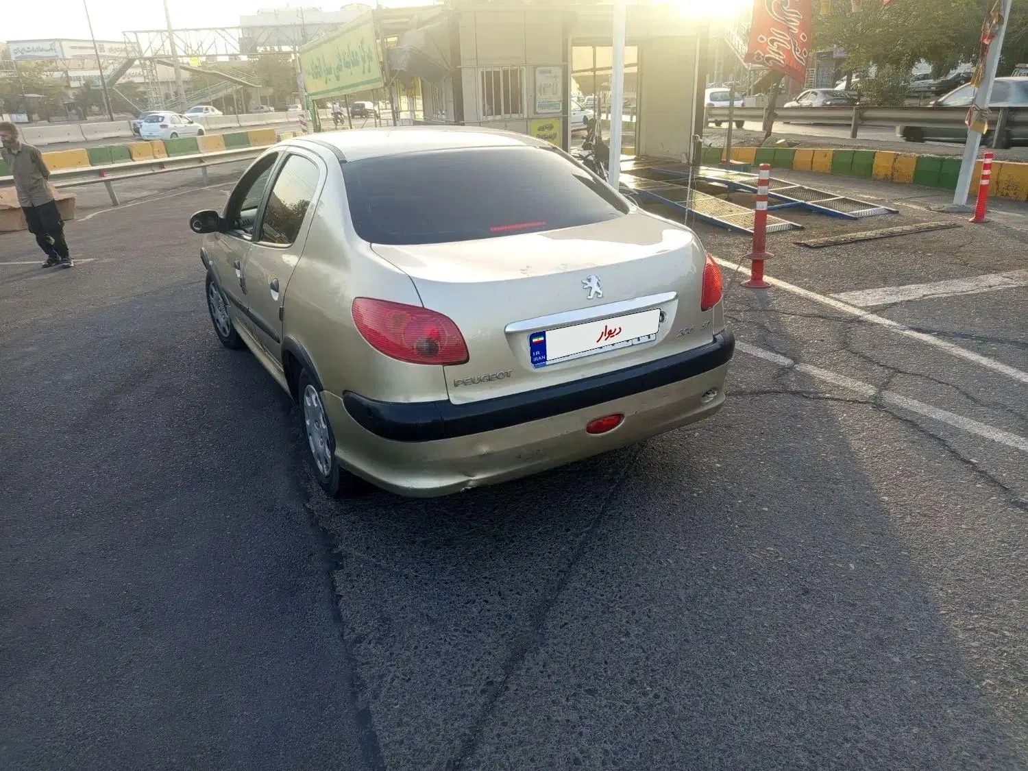 پژو ۲۰۶ صندوق دار v8 - 1386