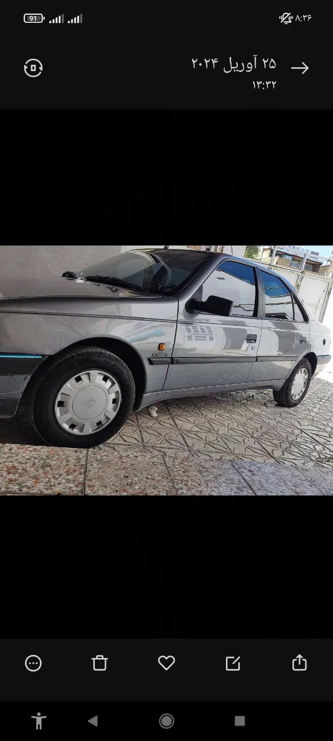 پژو 405 GLX - دوگانه سوز - 1389