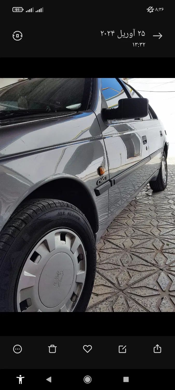 پژو 405 GLX - دوگانه سوز - 1389
