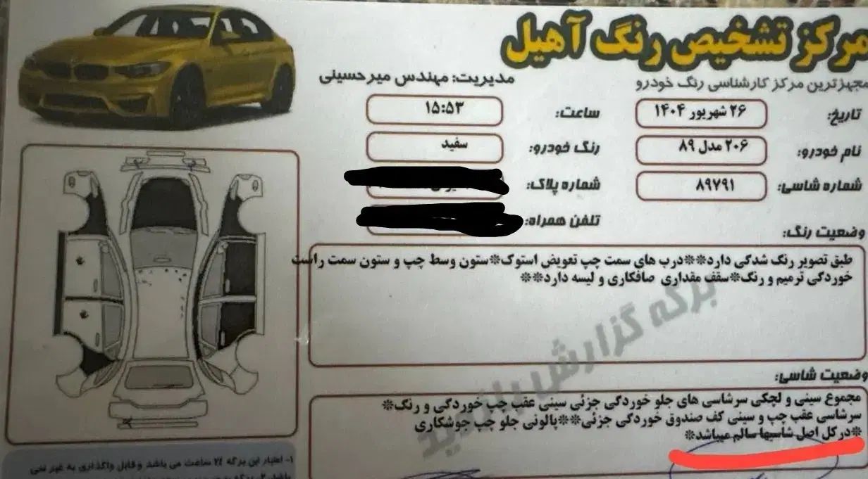 پژو 206 تیپ 2 - 1389