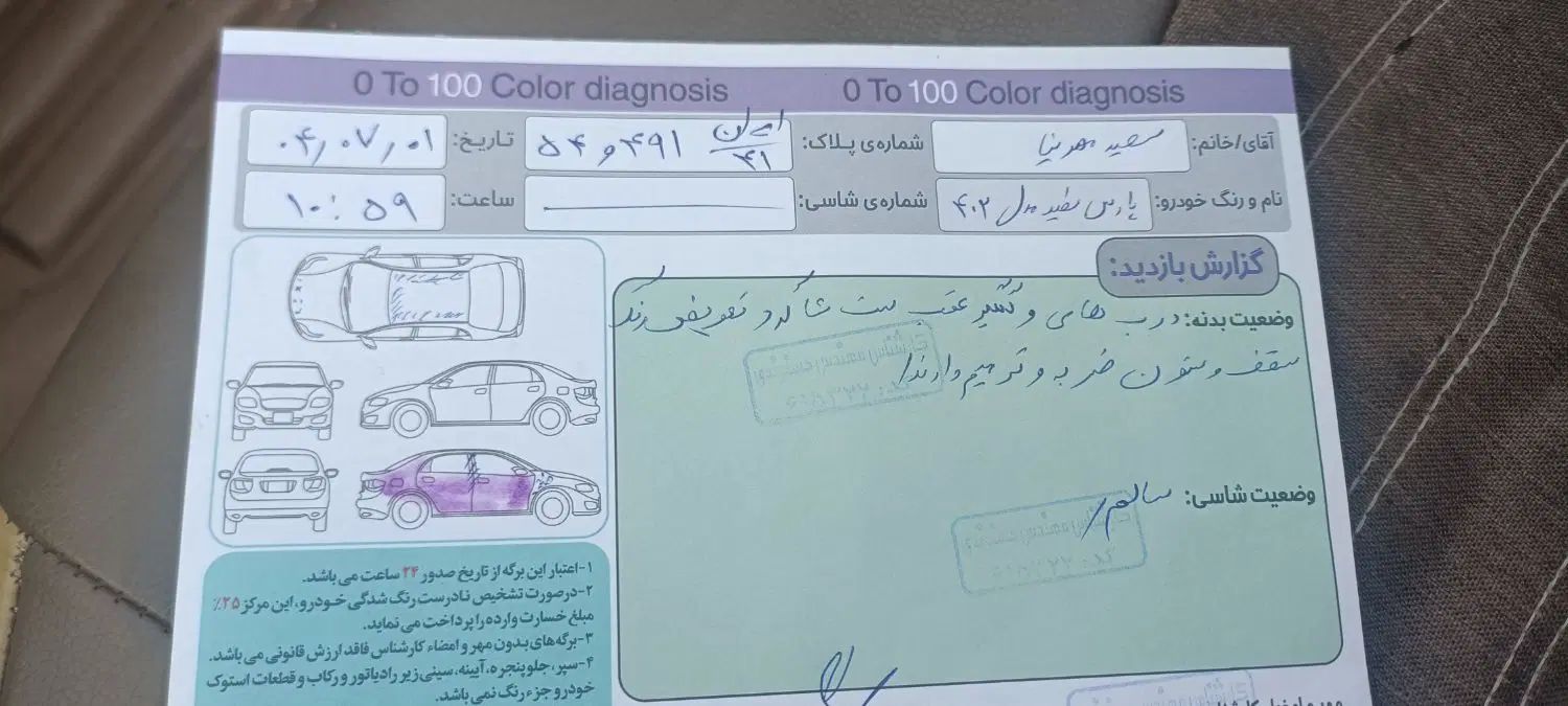 پژو پارس ELX-XU7P سفارشی - 1402