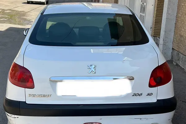 پژو ۲۰۶ صندوق دار v8 - 1390