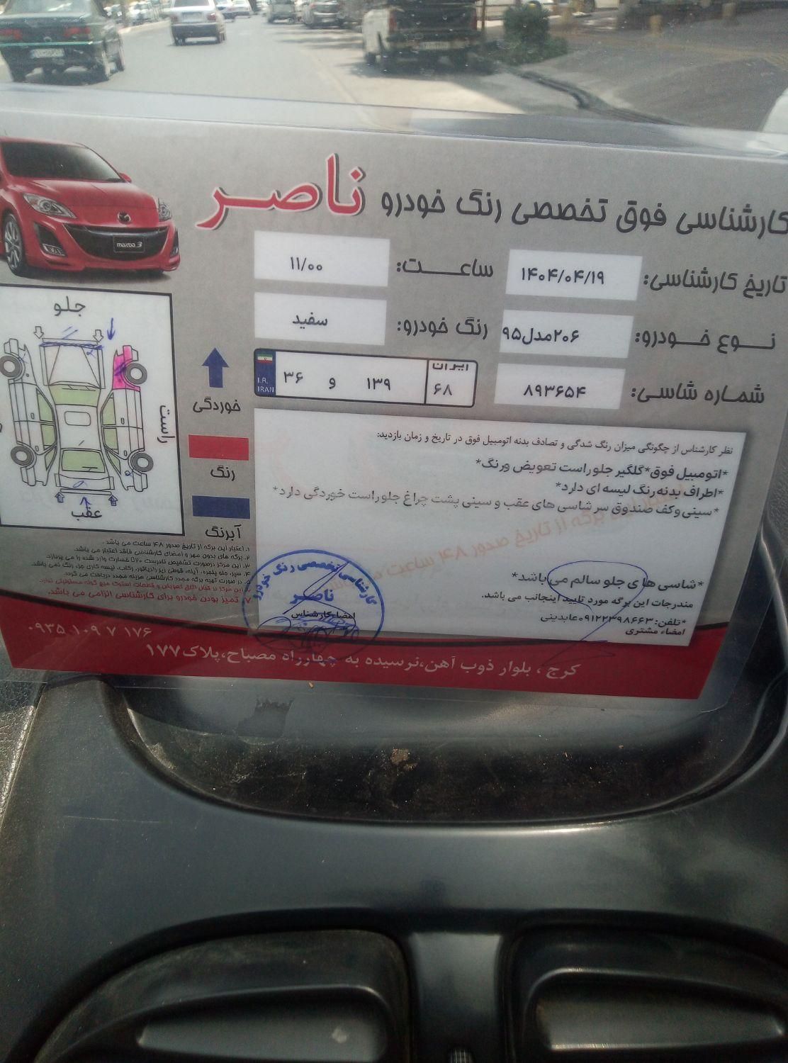 پژو 206 تیپ 5 - 1395