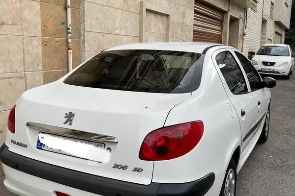 پژو ۲۰۶ صندوق دار v8 - 1394