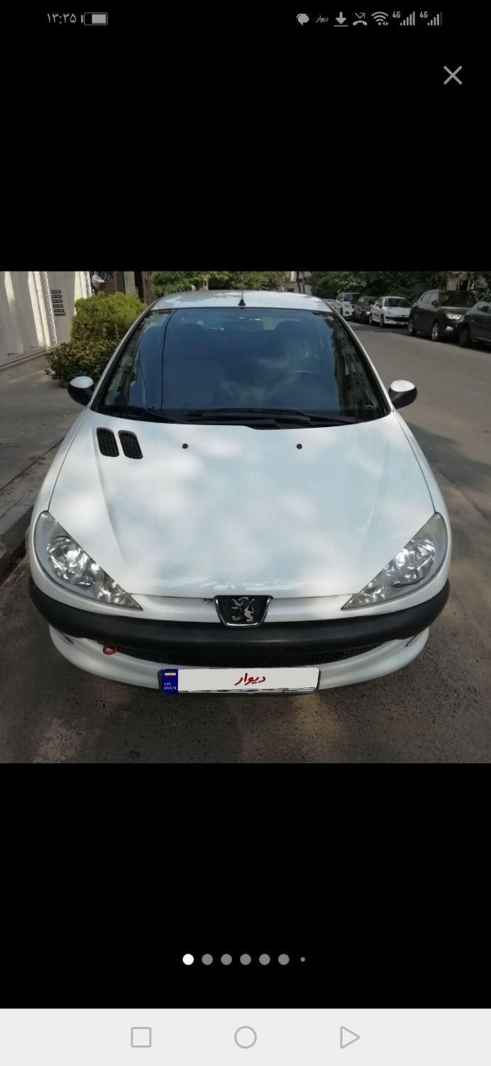 پژو ۲۰۶ صندوق دار v8 - 1386
