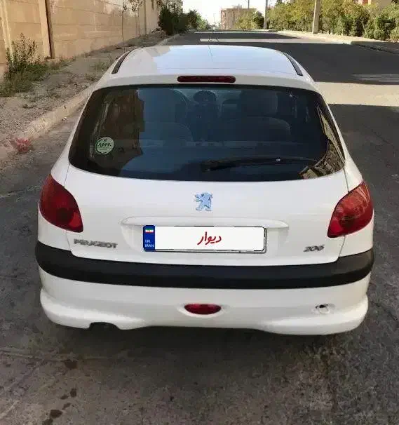 پژو 206 تیپ 3 - 1391