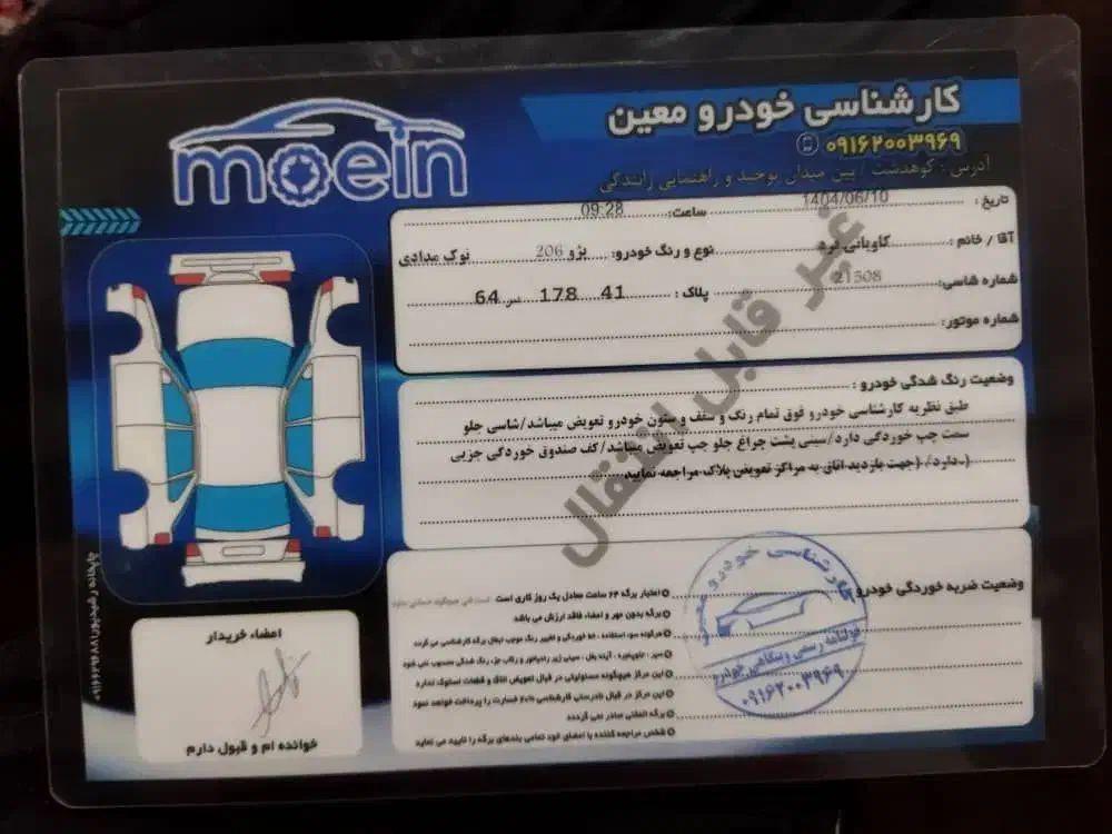پژو 206 تیپ 2 - 1394