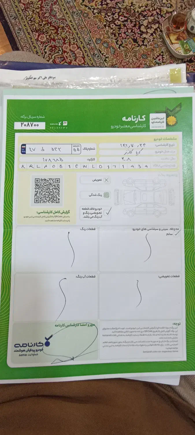 کیا کارنز فول UN - 2008