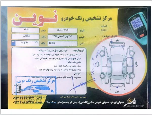 پژو 206 تیپ 2 - 1387
