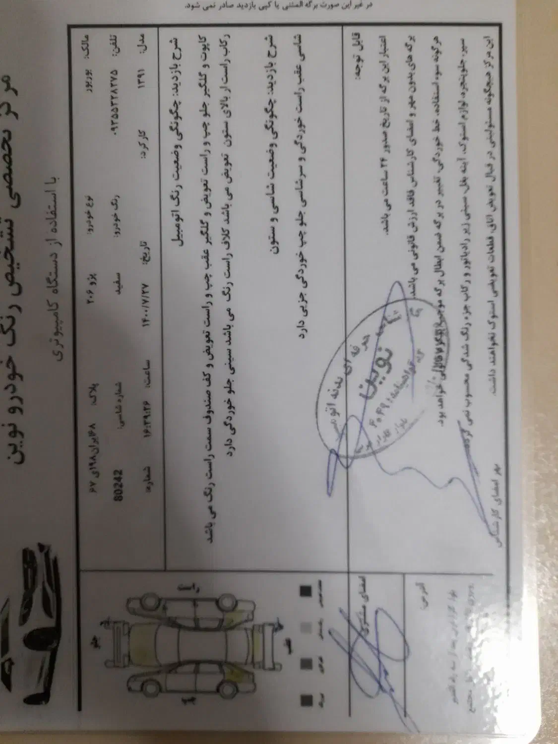 پژو 206 تیپ 2 - 1391