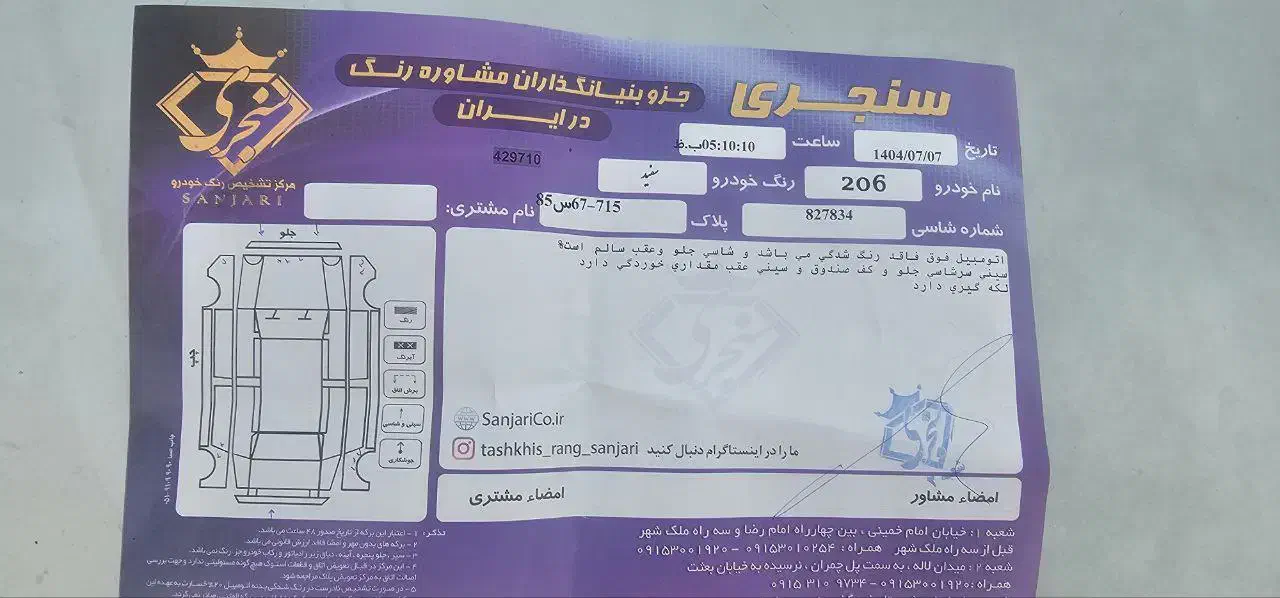 پژو 206 تیپ 2 - 1395