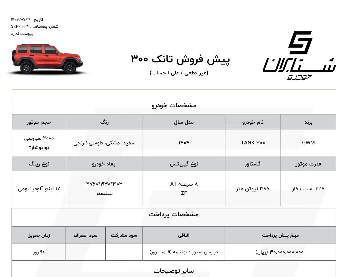 خودرو گریت وال، تانک 300 آگهی ann_20715236