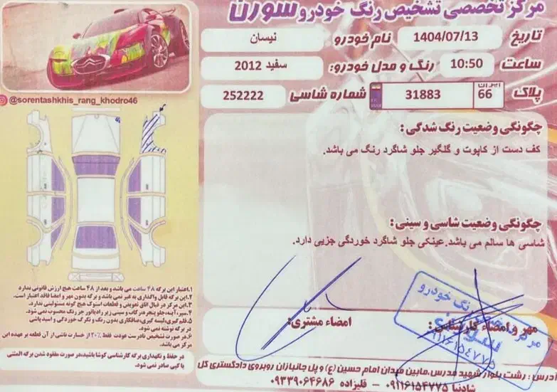 نیسان آلتیما فول شرکتی - 2023