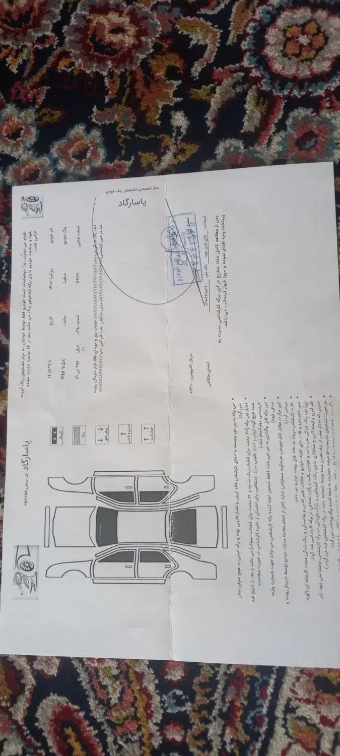 پژو پارس XU7ساده - 1400
