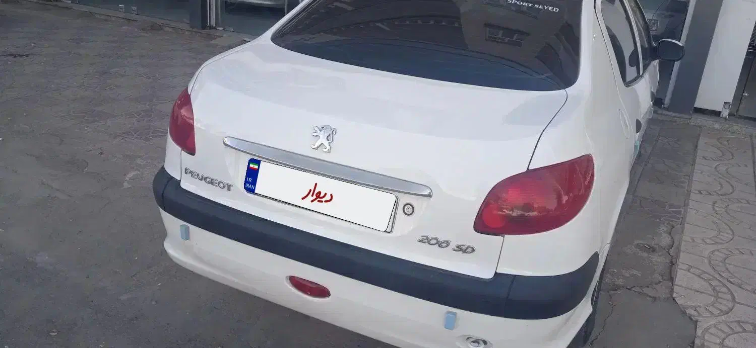 پژو ۲۰۶ صندوق دار v1 - 1388