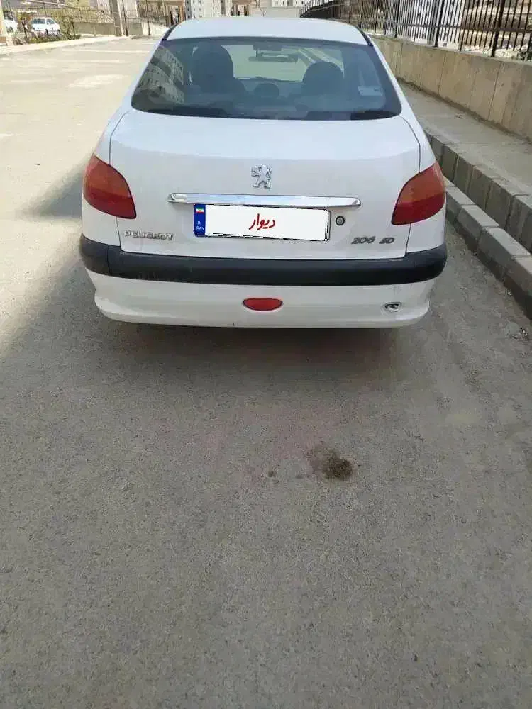 پژو ۲۰۶ صندوق دار v9 - 1390