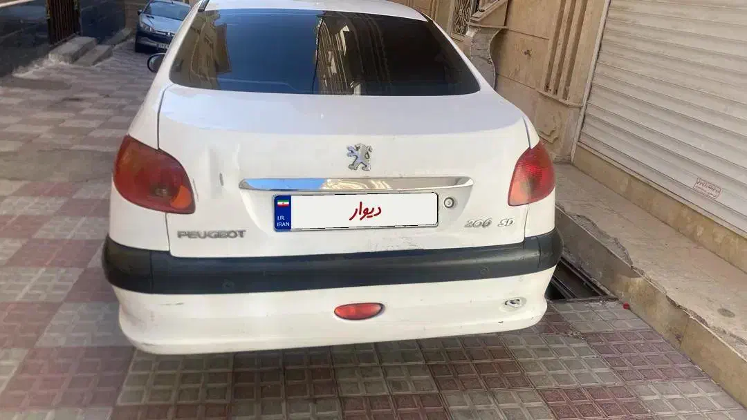 پژو ۲۰۶ صندوق دار v20 - 1389
